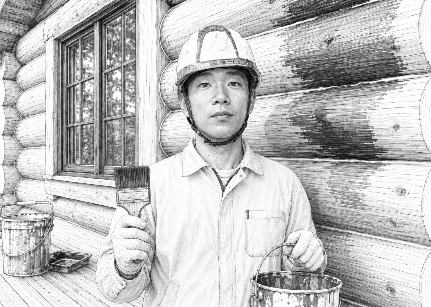 三崎塗装の代表または職人の写真